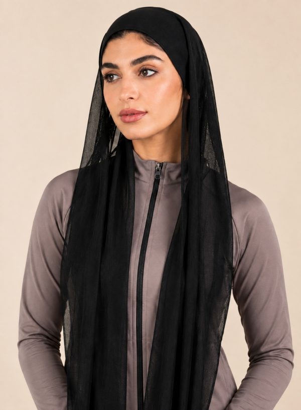Black Swimming Hijab